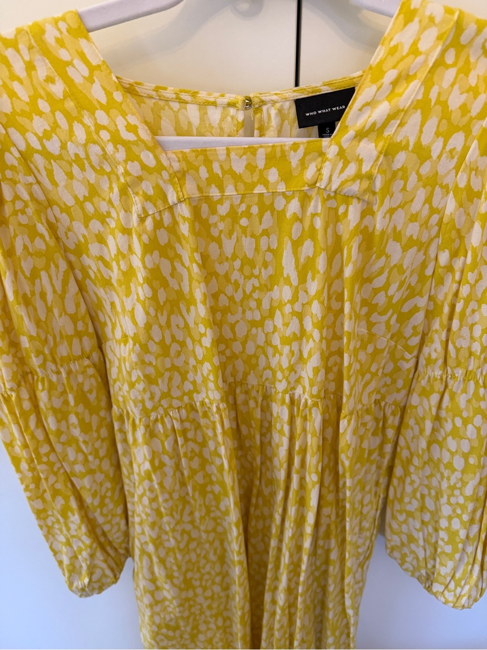 Who What Wear Yellow maxi dress
